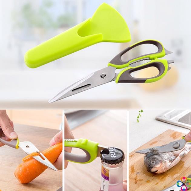 [Free Ship] Kéo Nhà Bếp Đa Năng 10 In 1 Siêu Tiện Dụng