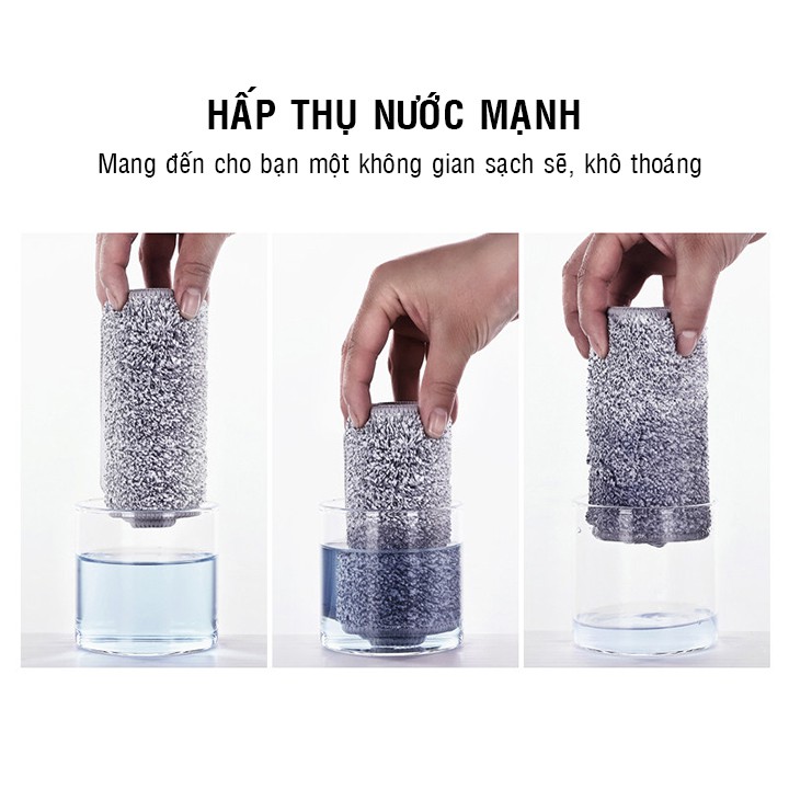 Bộ 4 Bông Thay Thế Của Cây Lau Nhà Tự Vắt