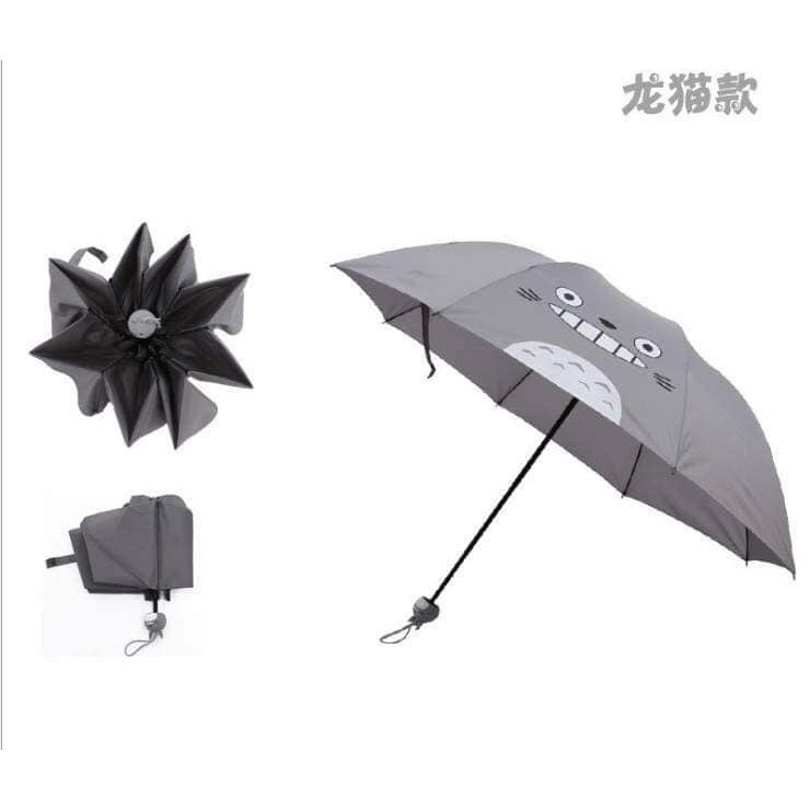 Ô Dù Line Cute, Ô Dù Gấp Gọn Hoạt Hình Cute Tán Rộng 98Cm, Dù Đi Mưa, Dù Totoro, Dù Minion, Dù Thỏ Hồng, Dù Gấu Brown