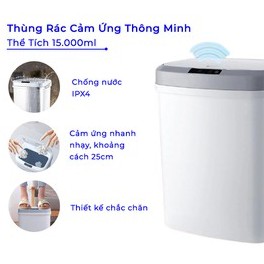 Thùng Rác ❤️ Free Ship ❤️ Thùng Rác Tiện Ích 10L Ecoco Thông Minh