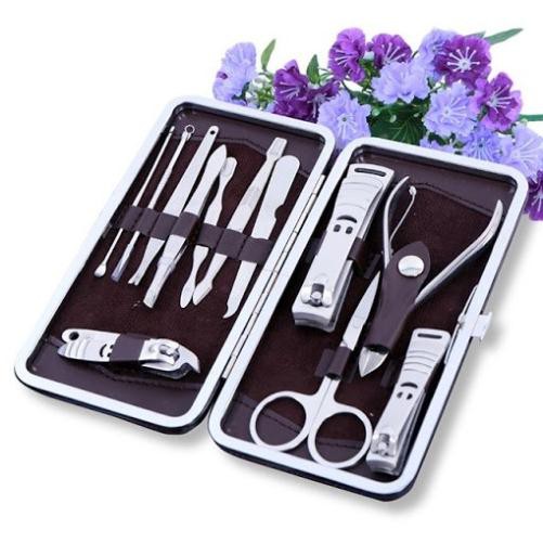 Bộ Dụng Cụ Chăm Sóc Móng 12 Món