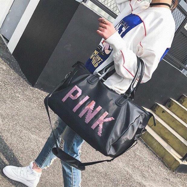 Túi Du Lịch Pink Size To, Túi Đựng Đồ Du Lịch, Tập Gym Vừa Cá Tính Vừa Thời Trang Lại Gọn Nhẹ