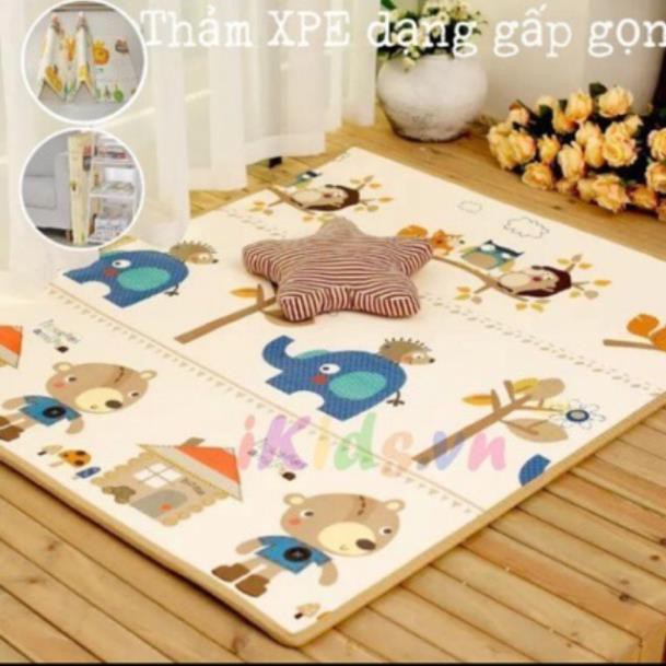 [Free Ship] Thảm Xốp Oganic 1M8X2M Dày Dặn 2 Mặt Cao Cấp Dùng Siêu Thích Cho Bé {Ảnh Thật}