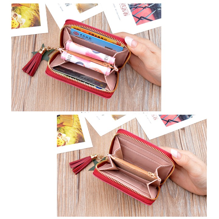 [Freeship] Ví Ngắn Cầm Tay Mini Nữ Hình Mèo