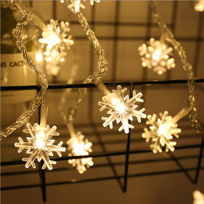 Đèn Hoa TuyếT Trang Trí Cây Thông Noel Giáng Sinh Và Nhà Cửa Sân Vườn, Đèn HìNh Bông Hoa TuyếT