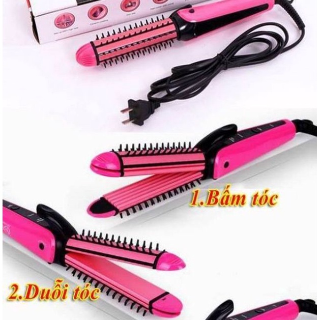 Lược Điện Tạo Kiểu Tóc Nova 3 Trong 1 Tồn 0