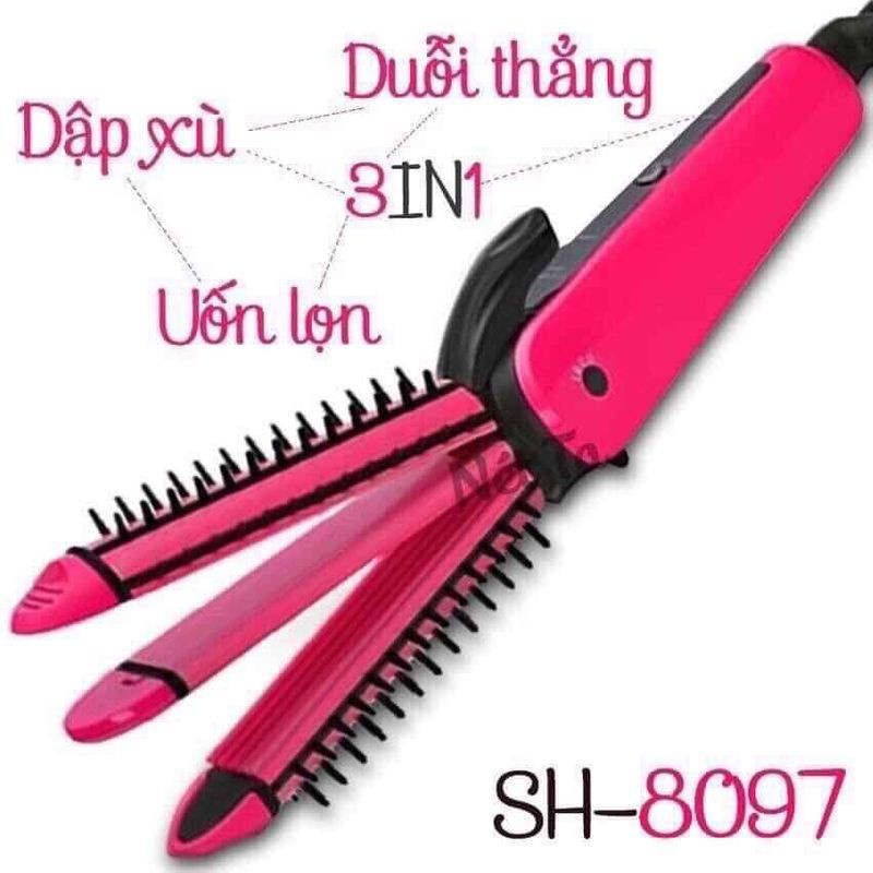Lược Điện Tạo Kiểu Tóc Nova 3 Trong 1 Tồn 0