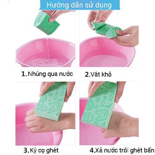 Bông Tắm Kỳ Ghét Bọt Biển Siêu Mềm,Siêu Sạch[🌸Giao Màu Ngẫu Nhiên🌸]