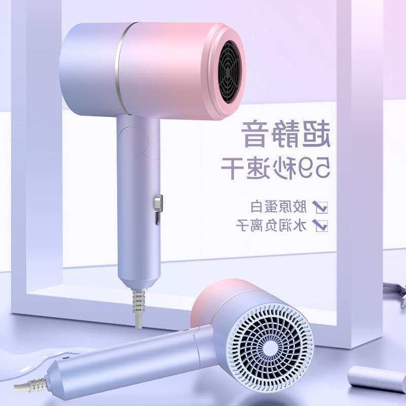 Máy sấy tóc ion 800w nhỏ gọn tạo kiểu tóc chuyên nghiệp có ánh sáng xanh dưỡng tóc mượt.