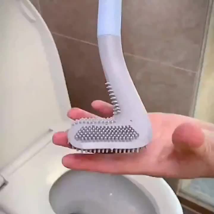 ✨✨Chổi cọ toilet thông minh silicon ✨cọ chà vệ sinh sạch mọi ngóc ngách bồn cầu, nhà tắm - ✨Cây chà toilet, chà nhà tắm