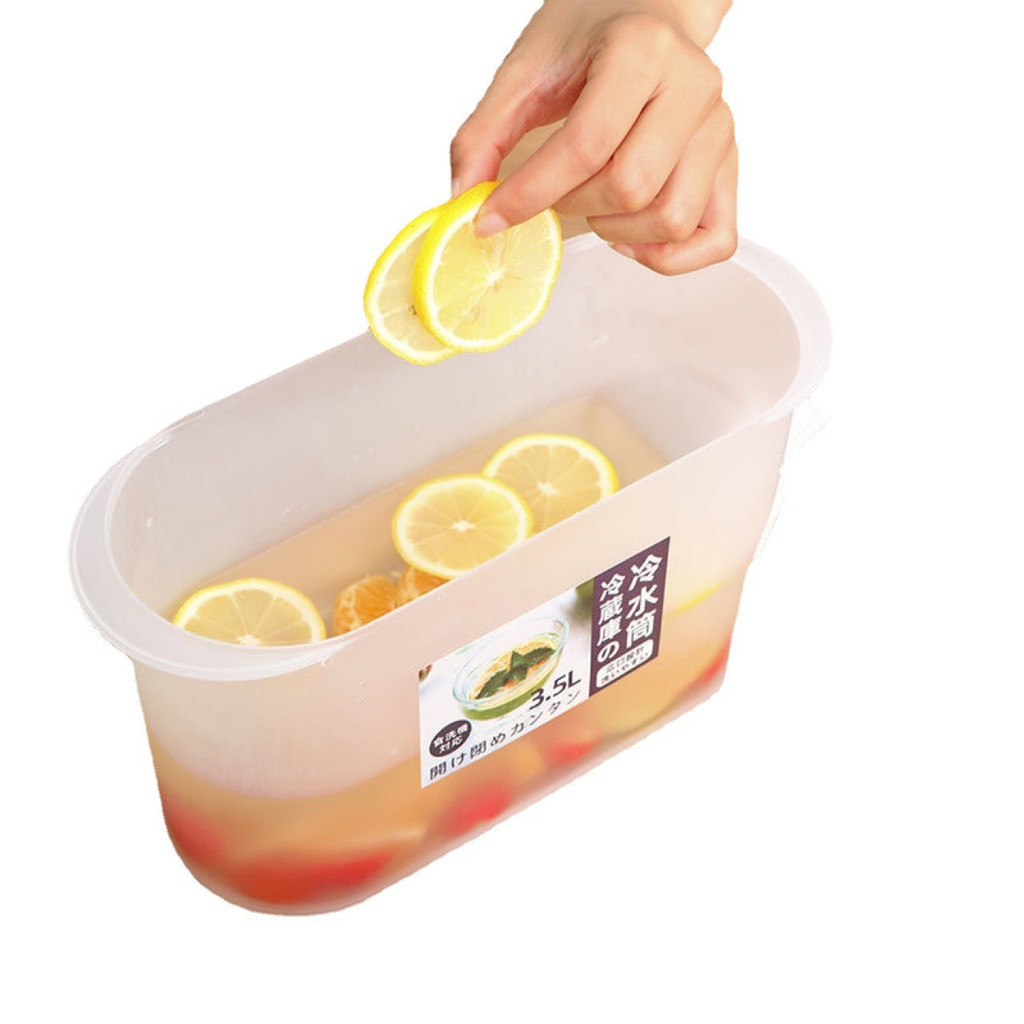 Bình Đựng Nước Có Vòi 3,5L Bình Đựng Nước Trà, Nước Trái Cây Để Trong Tủ Lạnh Tiện Lợi Đa Năng Ngăn Nắp