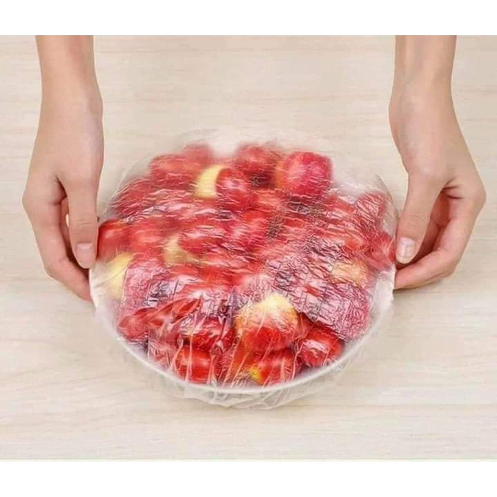Set 100 màng Túi Bọc Thực Phẩm Gấu