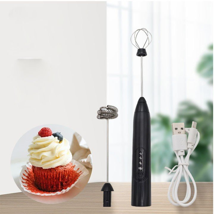 Máy đánh trứng/trộn, tạo bọt cà phê, (MINI WHISH ), chạy điện cầm tay tiện lợi