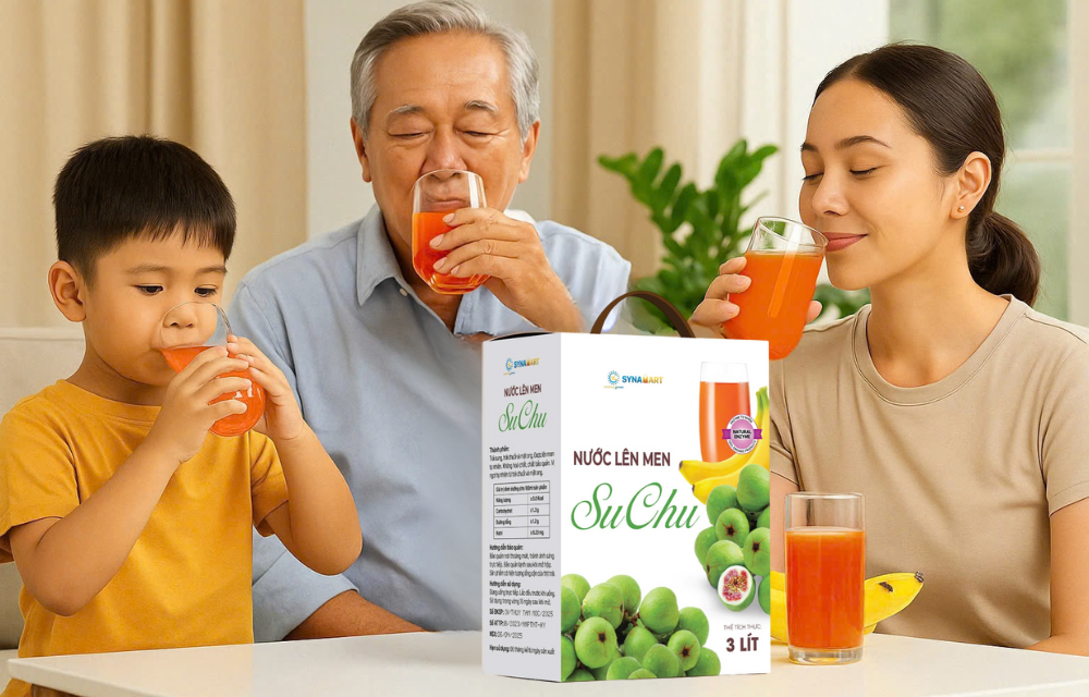 SUCHU - NƯỚC LÊN MEN TỪ SUNG, CHUỐI VÀ MẬT ONG CÓ GÌ ĐẶC BIỆT?