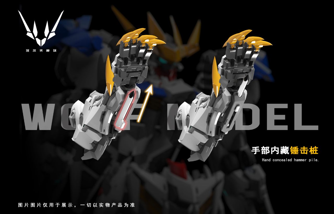 Đặt trước Barbatos Lupus Rex Wolf Model 1/100 - Khung Xương Kim Loại và Effect - Dự kiến phát hàng quý 3
