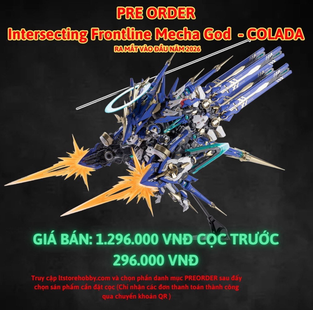 Đặt trước Intersecting Frontline Mecha God - COLADA - Gồm 11 bộ đèn led độc lập và hơn 950 chi tiết