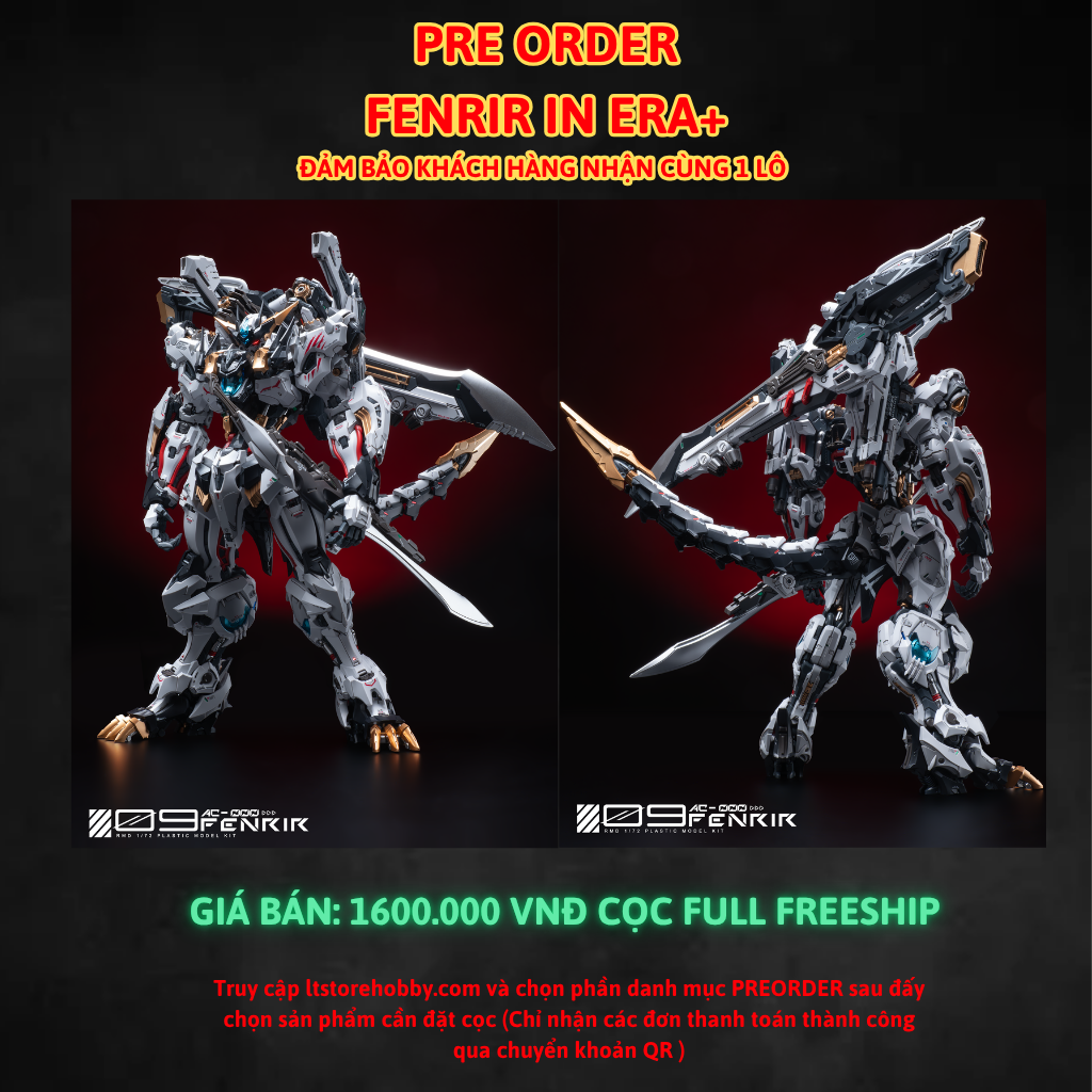 Đặt trước FENRIR In Era+ - ĐẢM BẢO NHẬN HÀNG VÀO LÔ THỨ 2