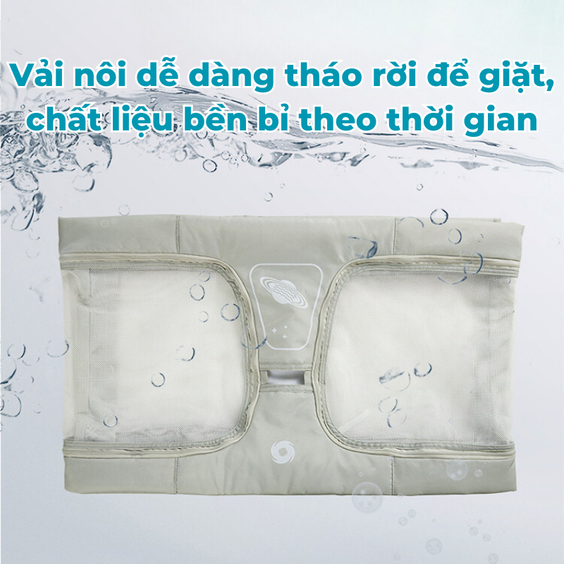 Quây Cũi Ngủ Chung Giường Cho Bé