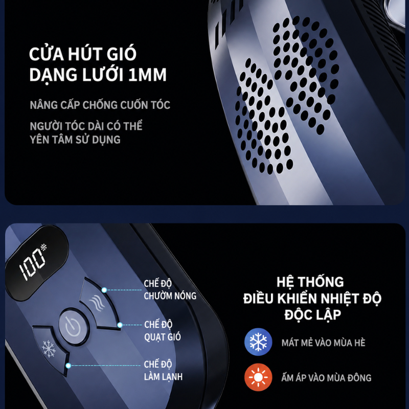 Quạt Đeo Cổ Làm Lạnh Chườm Nóng Cao Cấp – Giải Pháp Điều Hòa Thân Nhiệt Cá Nhân Cho Mùa Hè Và Mùa Đông