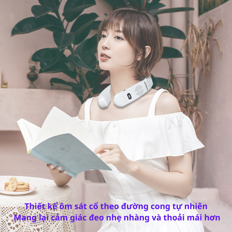 Quạt Đeo Cổ Làm Lạnh Chườm Nóng Cao Cấp – Giải Pháp Điều Hòa Thân Nhiệt Cá Nhân Cho Mùa Hè Và Mùa Đông