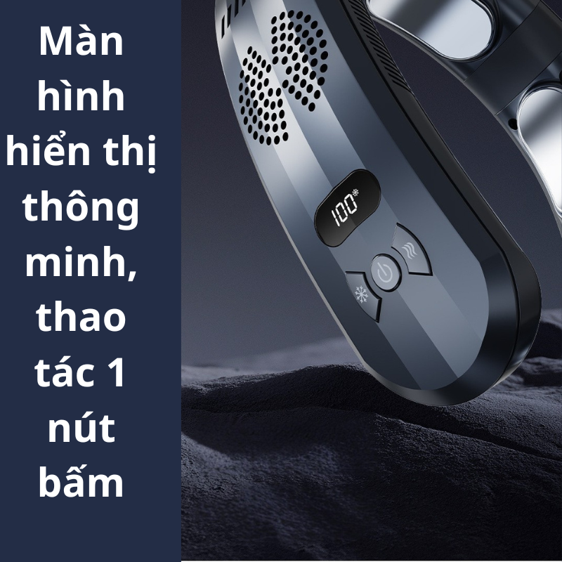 Quạt Đeo Cổ Làm Lạnh Chườm Nóng Cao Cấp – Giải Pháp Điều Hòa Thân Nhiệt Cá Nhân Cho Mùa Hè Và Mùa Đông