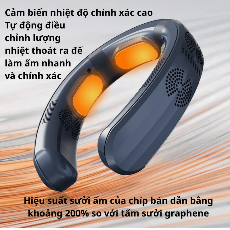 Quạt Đeo Cổ Làm Lạnh Chườm Nóng Cao Cấp – Giải Pháp Điều Hòa Thân Nhiệt Cá Nhân Cho Mùa Hè Và Mùa Đông