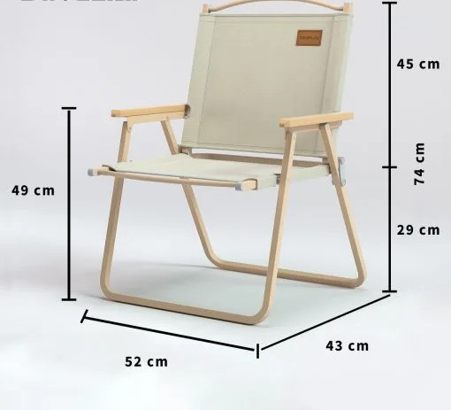 Ghế xếp gọn thư giãn, ghế cafe, vải Oxford, chịu tải đến 150 kg