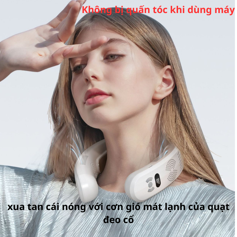 Quạt Đeo Cổ Làm Lạnh Chườm Nóng Cao Cấp – Giải Pháp Điều Hòa Thân Nhiệt Cá Nhân Cho Mùa Hè Và Mùa Đông
