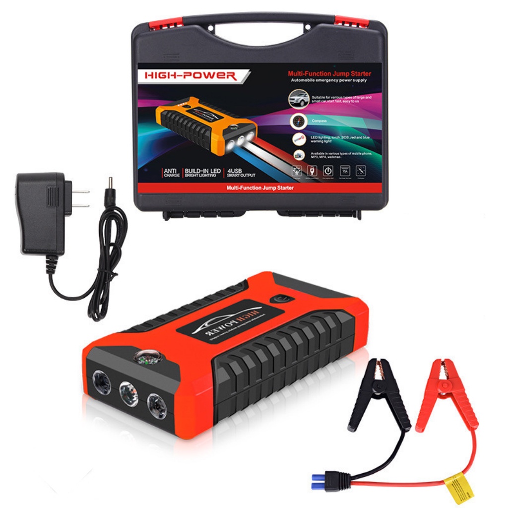 Kích bình ắc quy ô tô 12v-220v-20.000mAh