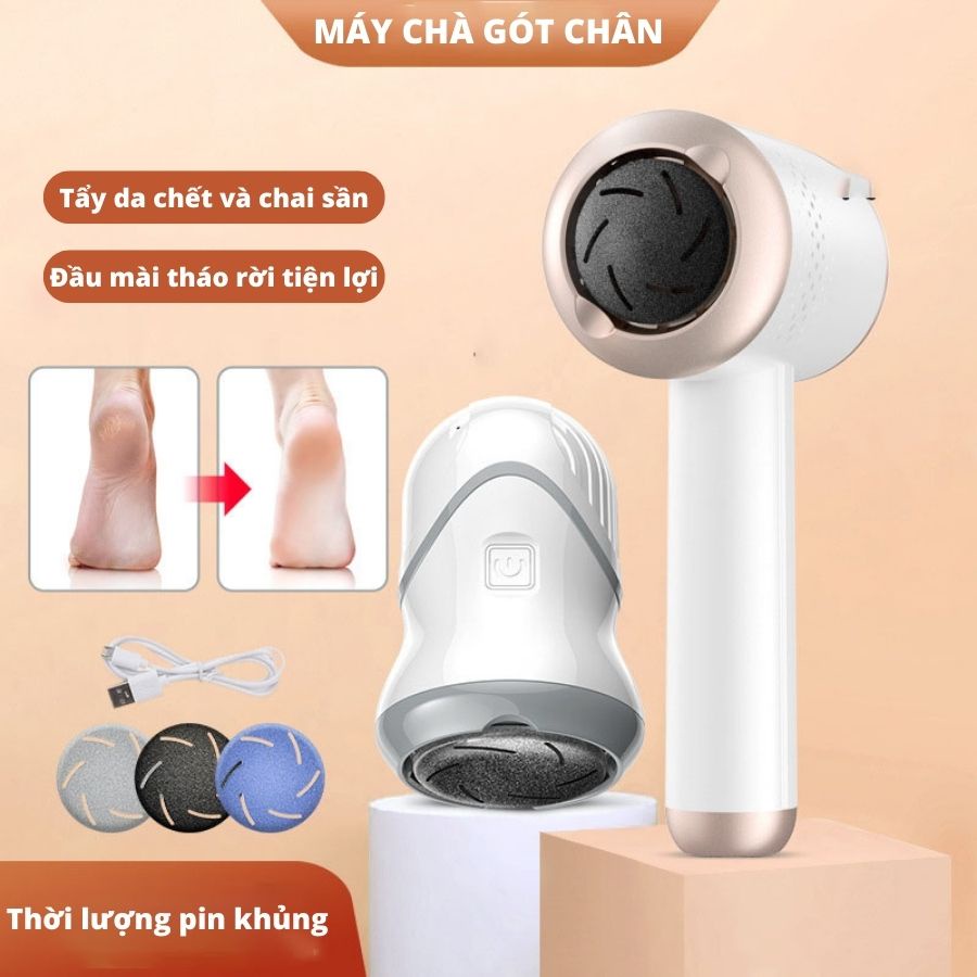 Máy tẩy da chết gót chân, loại bỏ da chết dễ dàng, không gây đau rát