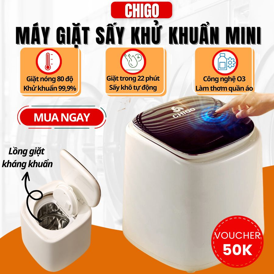 Máy giặt đồ trẻ em sơ sinh, máy giặt đồ lót khử khuẩn và sấy khô cao cấp