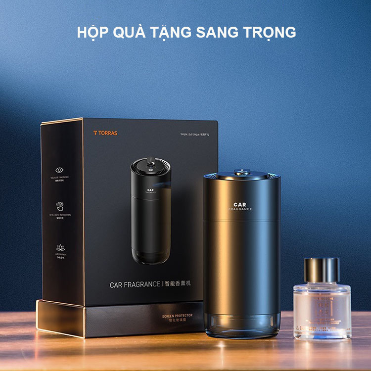Máy khuếch tán tinh dầu và khử mùi ô tô cao cấp TORRAS