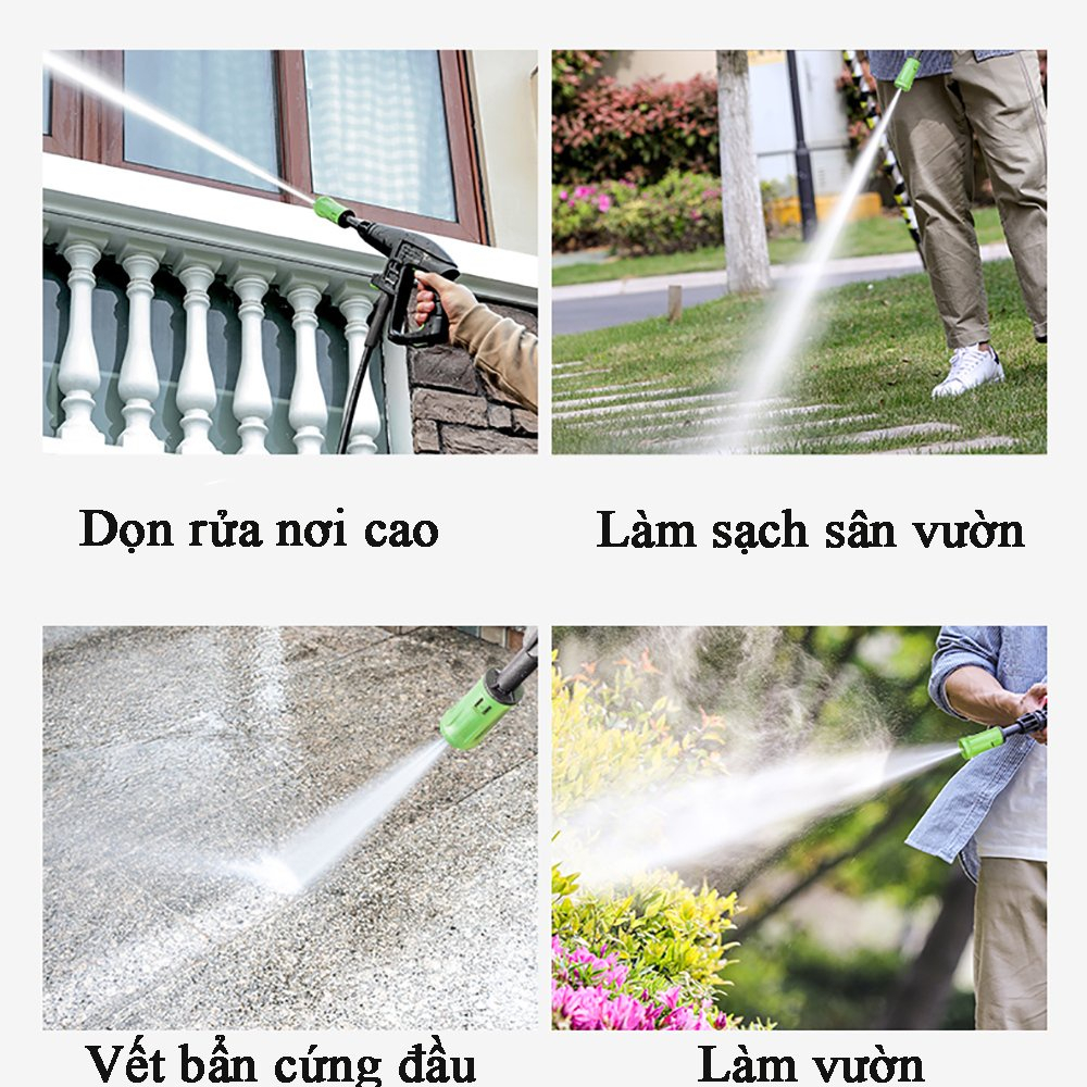 Máy Rửa Xe Cao Áp 1500W  LUTIAN, Máy rửa xe ô tô