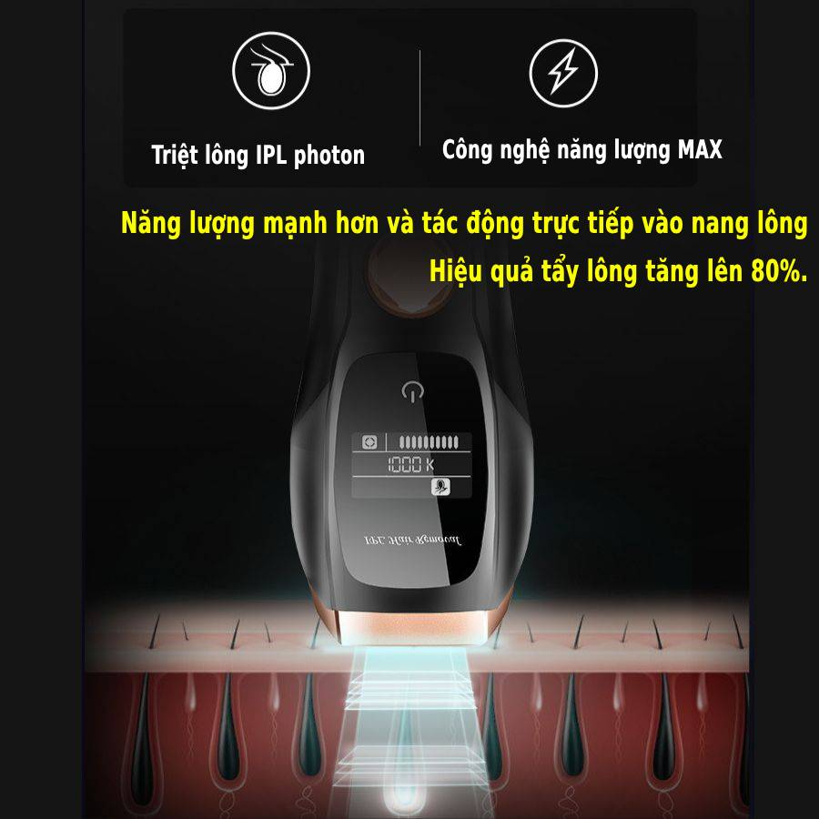Máy triệt lông lạnh cá nhân, toàn thân vĩnh viễn