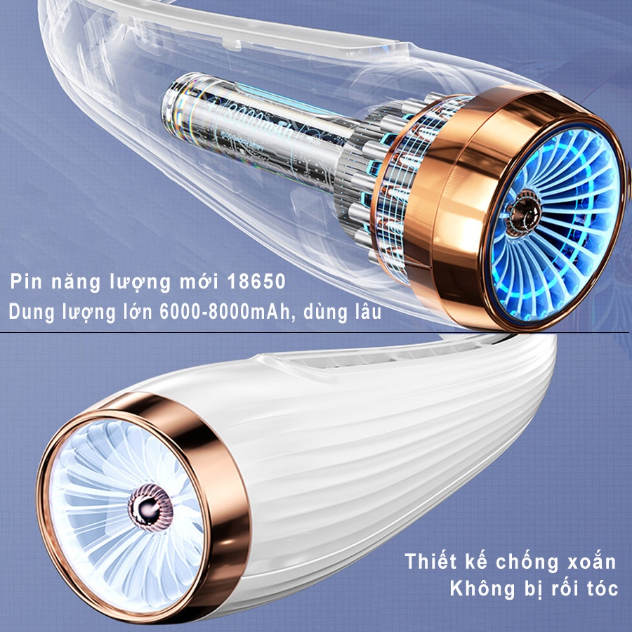 Quạt đeo cổ điều hòa New Turbo