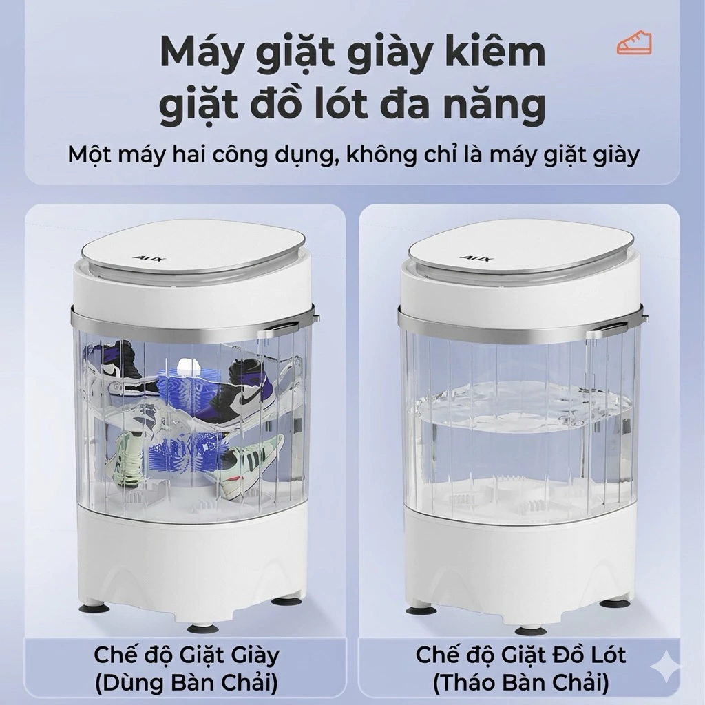 Máy giặt đồ trẻ em sơ sinh, máy giặt đồ lót khử khuẩn và sấy khô cao cấp