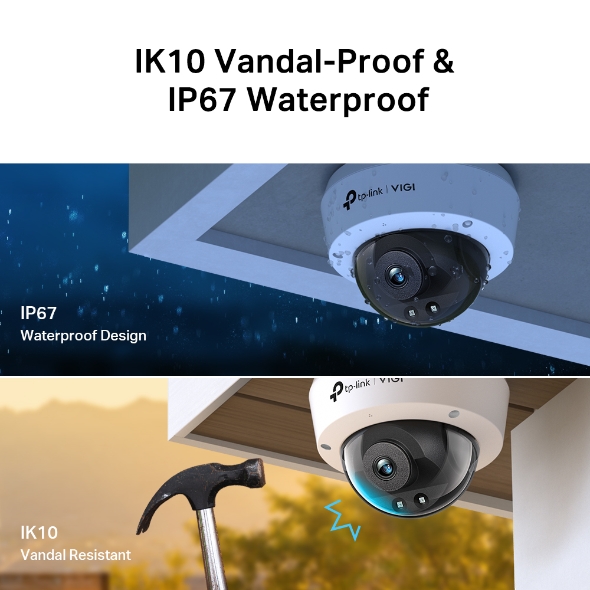 Camera IP TP-Link Dome Hồng Ngoại 4MP VIGI C240I