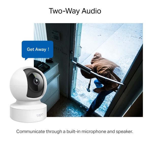 Camera WiFi TP-Link Quay Quét 360 độ 3MP Tapo C212
