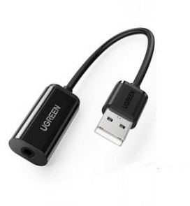 Bộ chuyển đổi USB 2.0 ra âm thanh 3.5mm mic+stereo Ugreen (10330)