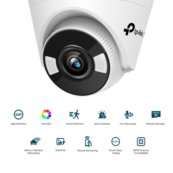 Camera WiFi TP-Link Turret Full Color 4MP VIGI C440-W (4mm)