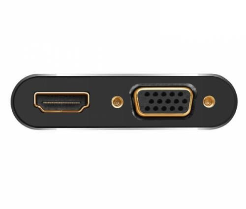 Bộ chuyển đổi Mini DisplayPort sang HDMI/VGA dài 25CM Ugreen 2 màu bạc và đen
