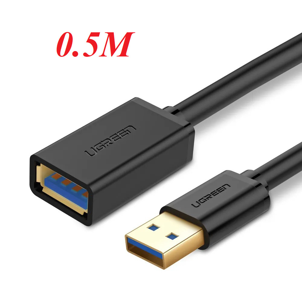 USB 3.0 Extension Male Cable (Black) UGREEN