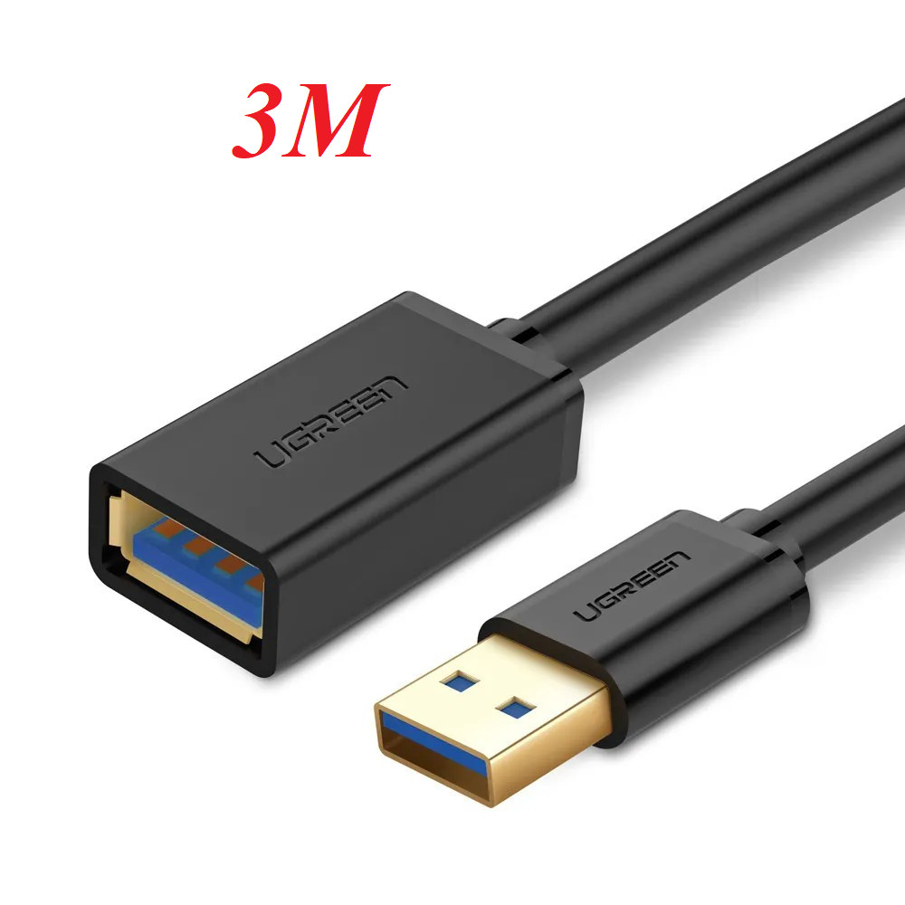 USB 3.0 Extension Male Cable (Black) UGREEN