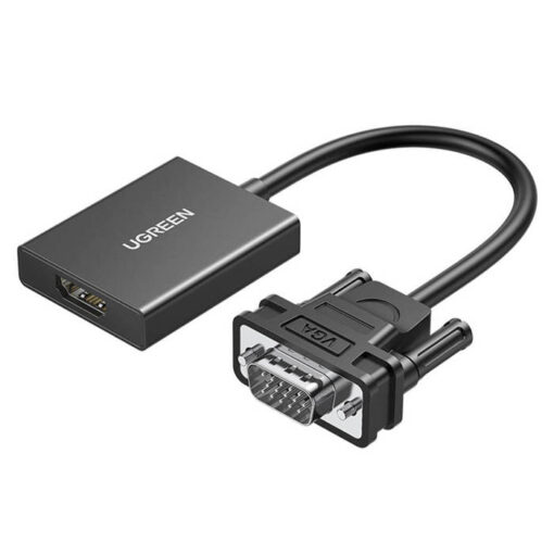 Cáp chuyển đổi VGA sang HDMI+Audio 1080P@60Hz Ugreen 50945 cao cấp