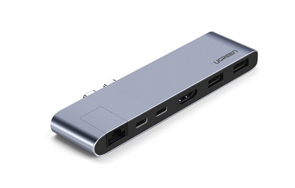 Bộ chuyển đổi USB C sang HDMI USB3.0 cổng mạng dùng cho máy tính Ugreen (50984)