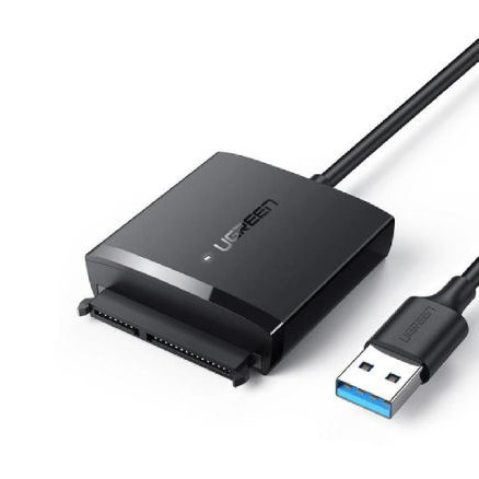Bộ chuyển đổi có chipset USB 3.0 sang SATA, nguồn 12v-2A Ugreen (60561)