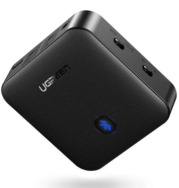 Ugreen 70158 v5.0 bộ nhận và phát bluetooth transmitter - receiver hỗ trợ spdif optical + 3.5mm và aptx CM144