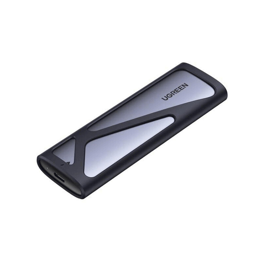 Box ổ cứng SSD M.2 hỗ trợ NVME+SATA USB Type-C 3.2 GEN2 tốc độ 10Gbps Ugreen 90264 cao cấp (Max 2TB)