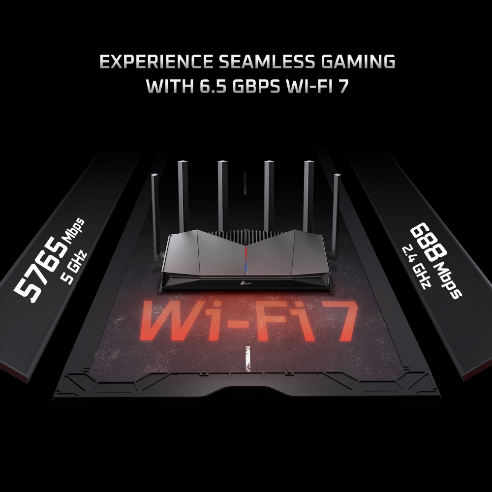 Bộ định tuyến chơi game TP-Link Archer GE400 chuẩn Wi-Fi 7 băng tần kép BE6500