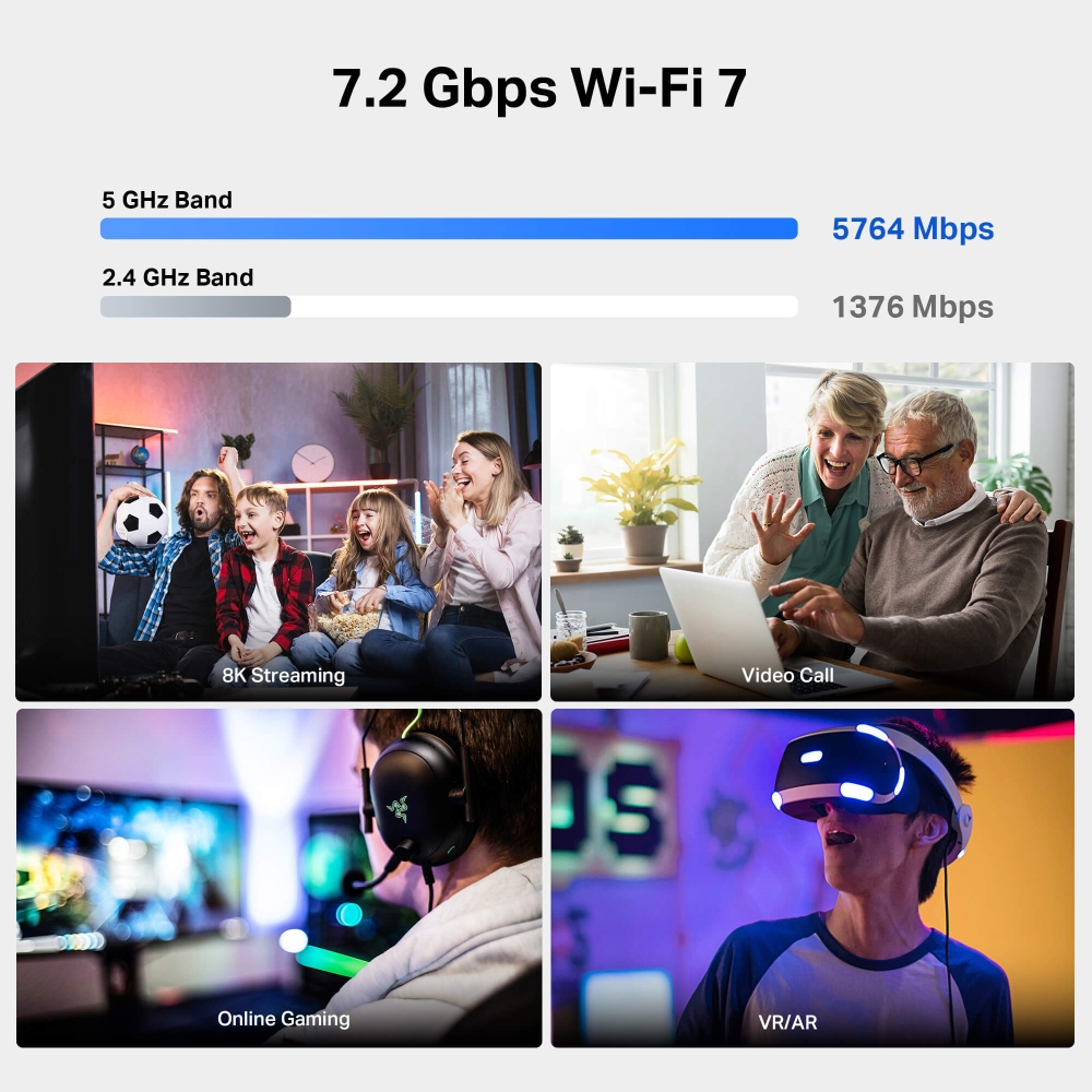 Bộ phát Router 5G Wi-Fi 7 Cao Cấp TP-Link Archer NB450